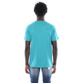 3D CLEAN SHIMUCHAN LOGO  SHORT SLEEVE CREW NECK TEE IN TILE BLUE
