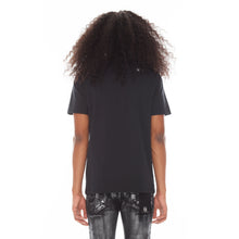 Load image into Gallery viewer, SHIMUCHAN BRUSHED LOGO SHORT SLEEVE CREW NECK TEE 26/1&#39;S IN BLACK