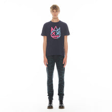 Load image into Gallery viewer, SHIMUCHAN BRUSHED LOGO SHORT SLEEVE CREW NECK TEE  26/1&#39;S IN NAVY