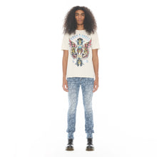 Load image into Gallery viewer, GUNS N ROSES SHORT SLEEVE CREW NECK TEE  26/1&#39;S &quot;GNR WINGS&quot; IN WINTER WHITE