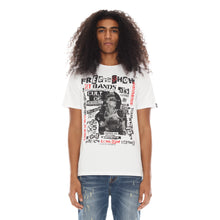 Load image into Gallery viewer, SHORT SLEEVE CREW NECK TEE 26/1&#39;S &quot;PUNK&#39;D&quot; IN WHITE