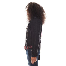 Load image into Gallery viewer, HENDRIX LEATHER MOTO JACKET IN BLACK
