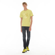 Load image into Gallery viewer, SHIMUCHAN BRUSHED LOGO SHORT SLEEVE CREW NECK TEE 26/1&#39;S IN CANARY
