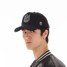Load image into Gallery viewer, SEQUINS TRUCKER HAT IN BLACK