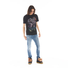 Load image into Gallery viewer, SHORT SLEEVE CREW NECK TEE  &quot;SURFER&quot; IN BLACK