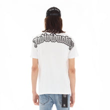 Load image into Gallery viewer, SHORT SLEEVE CREW NECK TEE  &quot;TRUST NO ONE&quot; IN WHITE