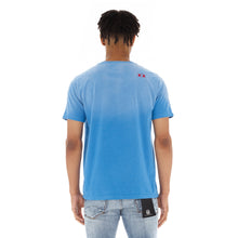 Load image into Gallery viewer, SHIMUCHAN LOGO SHORT SLEEVE CREW NECK TEE IN VINTAGE BLUE