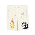 SWEATSHORTS IN WINTER WHITE GRAFFITI