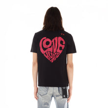 Load image into Gallery viewer, SHORT SLEEVE CREW NECK TEE &quot;FUCK OFF&quot; IN BLACK