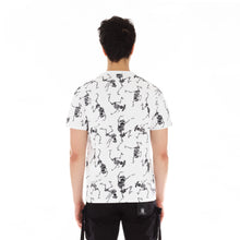 Load image into Gallery viewer, SHORT SLEEVE CREW NECK TEE &quot;SKELETON&quot; IN WHITE