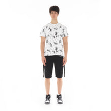 Load image into Gallery viewer, SHORT SLEEVE CREW NECK TEE &quot;SKELETON&quot; IN WHITE