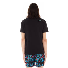 Load image into Gallery viewer, SHORT SLEEVE CREW NECK TEE  &quot;MULTI SHIMUCHAN&quot; IN BLACK