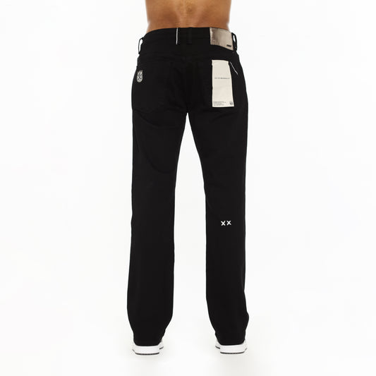 Cult's Rebel Straight Jeans in Solid Black