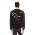 Cult's Crew Neck Fleece Sweater in Pirate Black