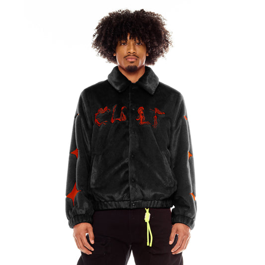 Cult's Polar Fleece Jacket in Black