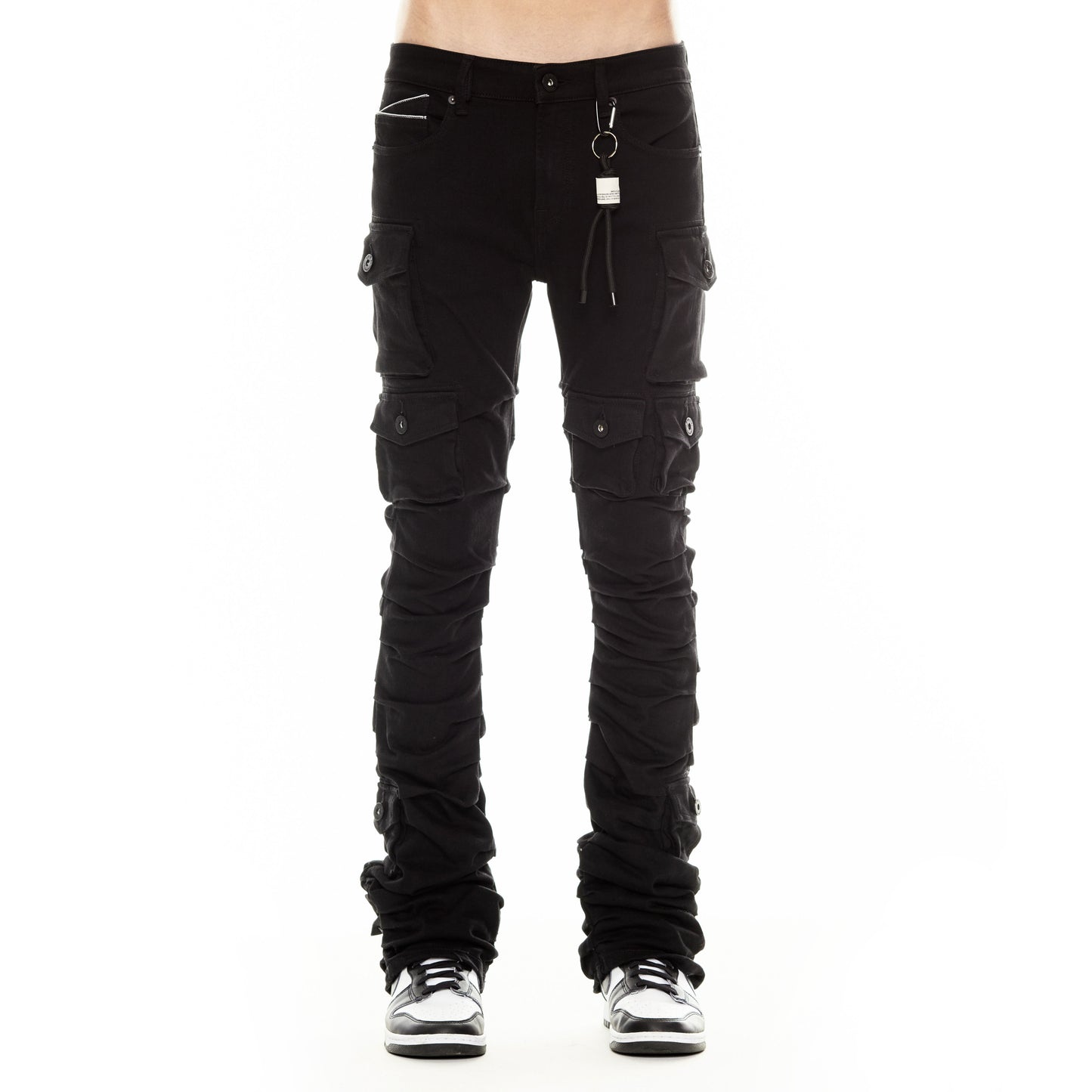 Cult's Hipster Nomad Cargo Jeans in Double Black