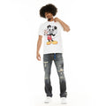 Cult's Short Sleeve Crew Neck Tee "Rockstar Made" in White