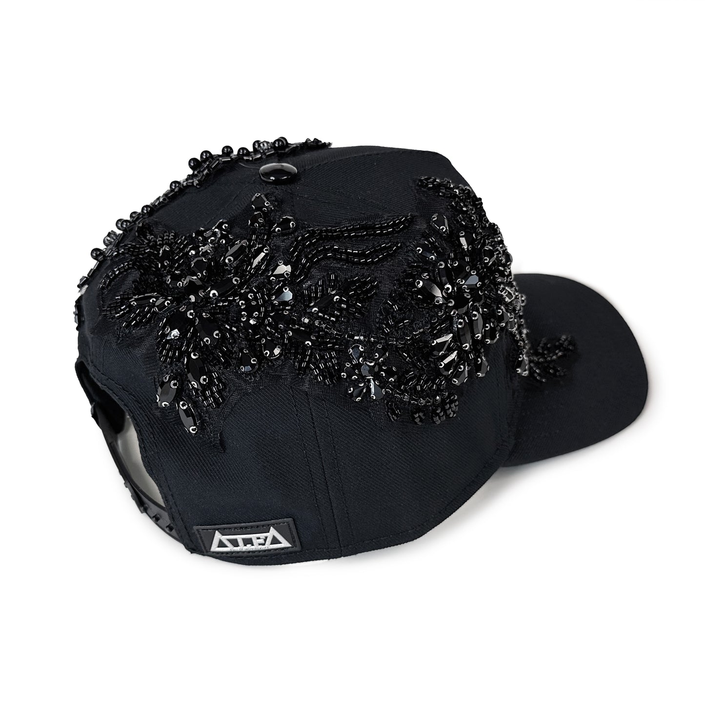 Cult x El Alfa Premium Snapback Trucker Hat in Black