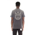 SHIMUCHAN LOGO SHORT SLEEVE CREW NECK T SHIRT IN VINTAGE CHARCOAL