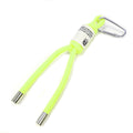 Cult's Nylon Drawcord Keychain in Black, Brown, Green, Red, Blue, or Yellow