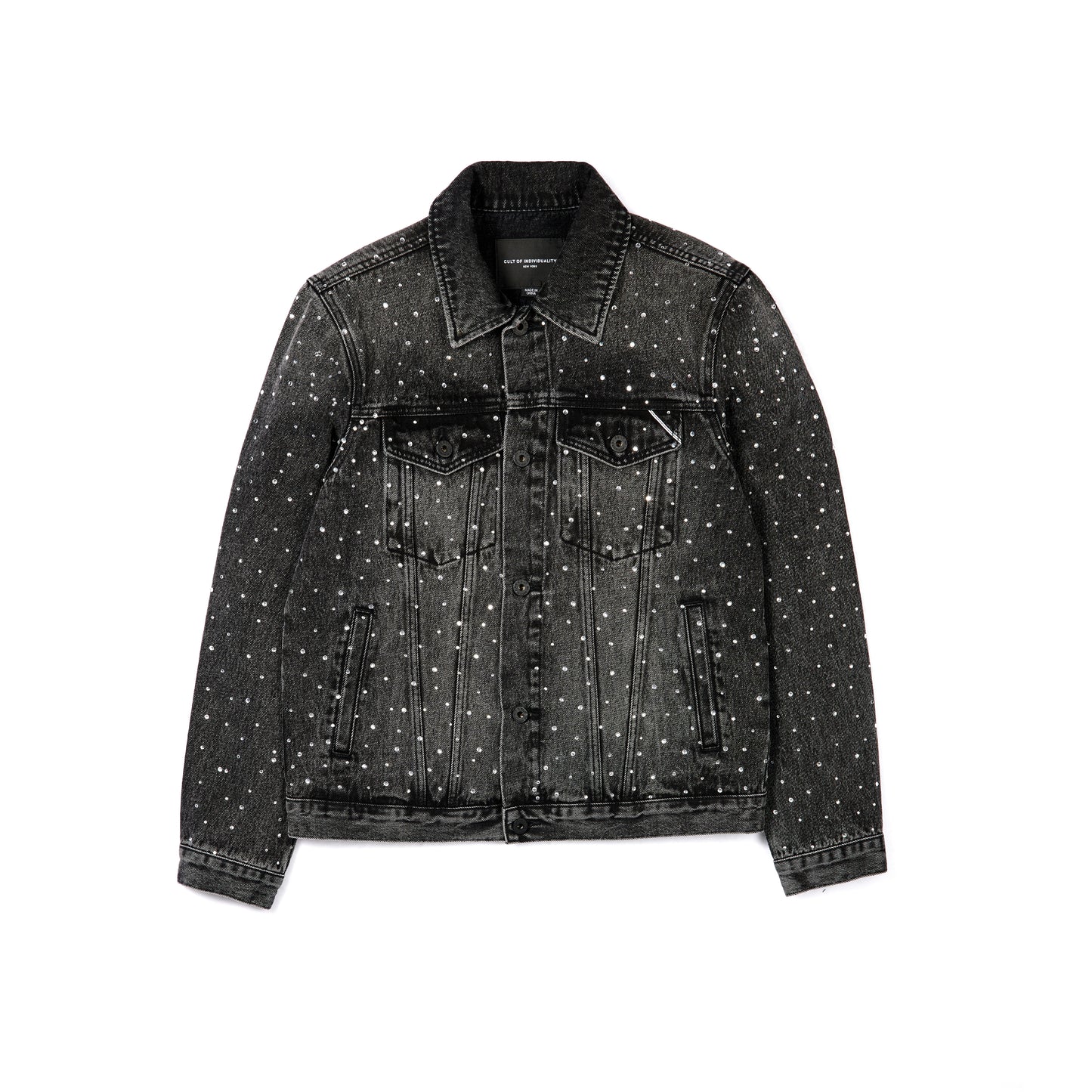 Cult's Signature Type II Denim Jacket In Crystal