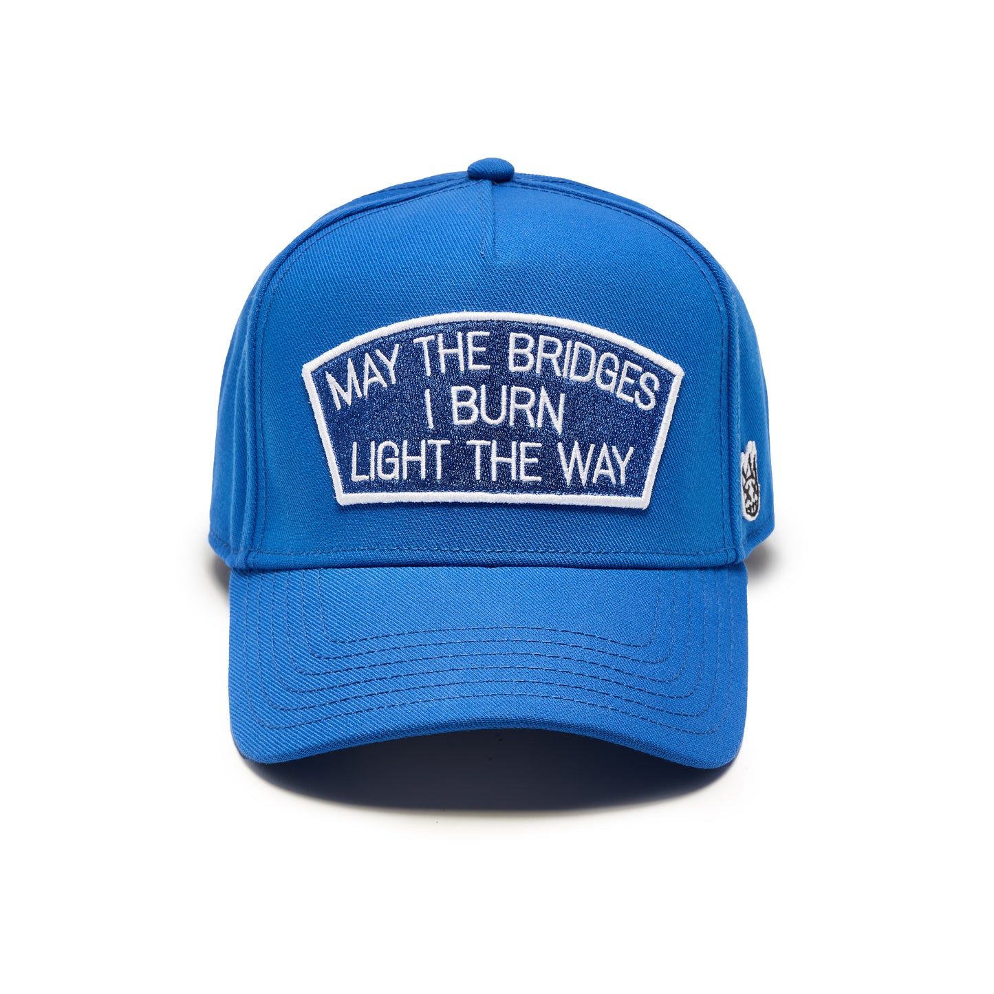 Cult's May The Bridges-A Frame Snapback Hat in Blue
