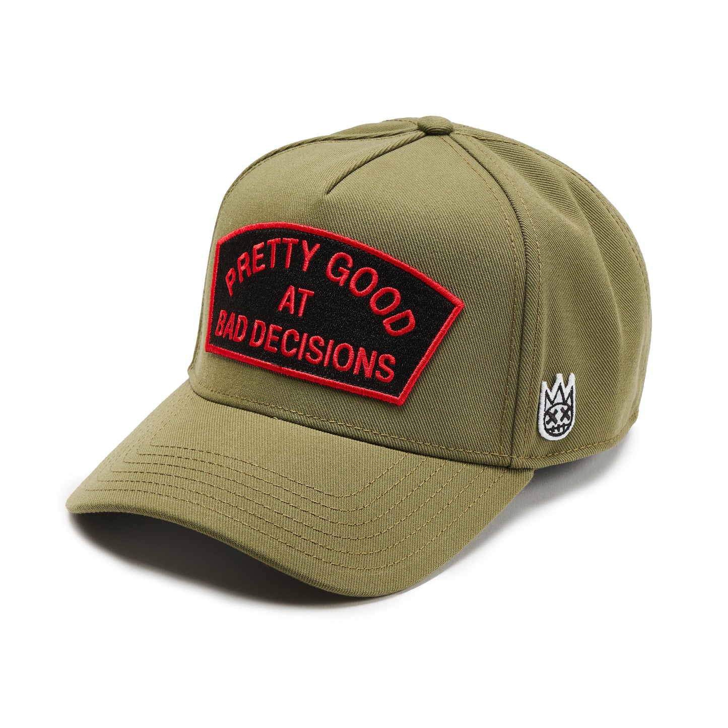 Cult's Bad Decisions-A Frame Snapback in Green