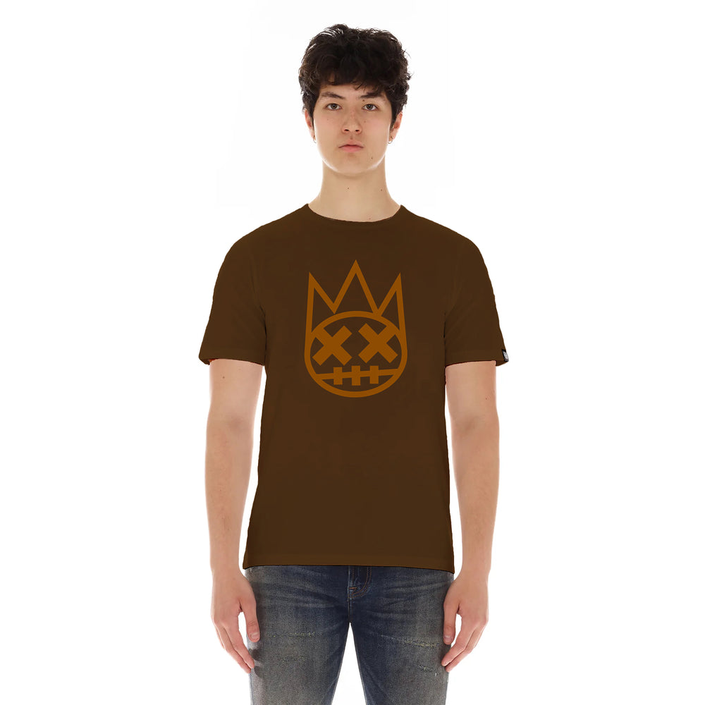 Cult's Shimuchan Short Sleeve Crew Neck Tee in Brown