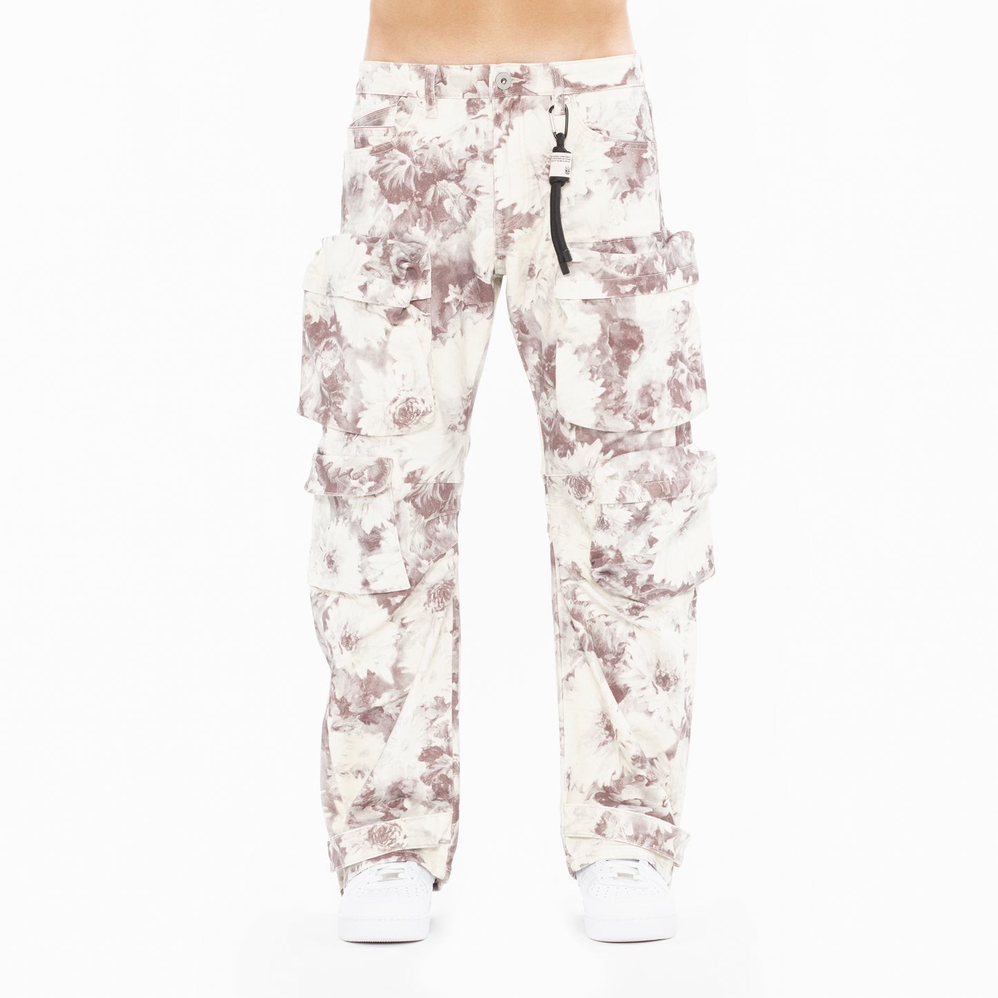 Cult's Baggy Cargo 610 Jeans in Floral Print