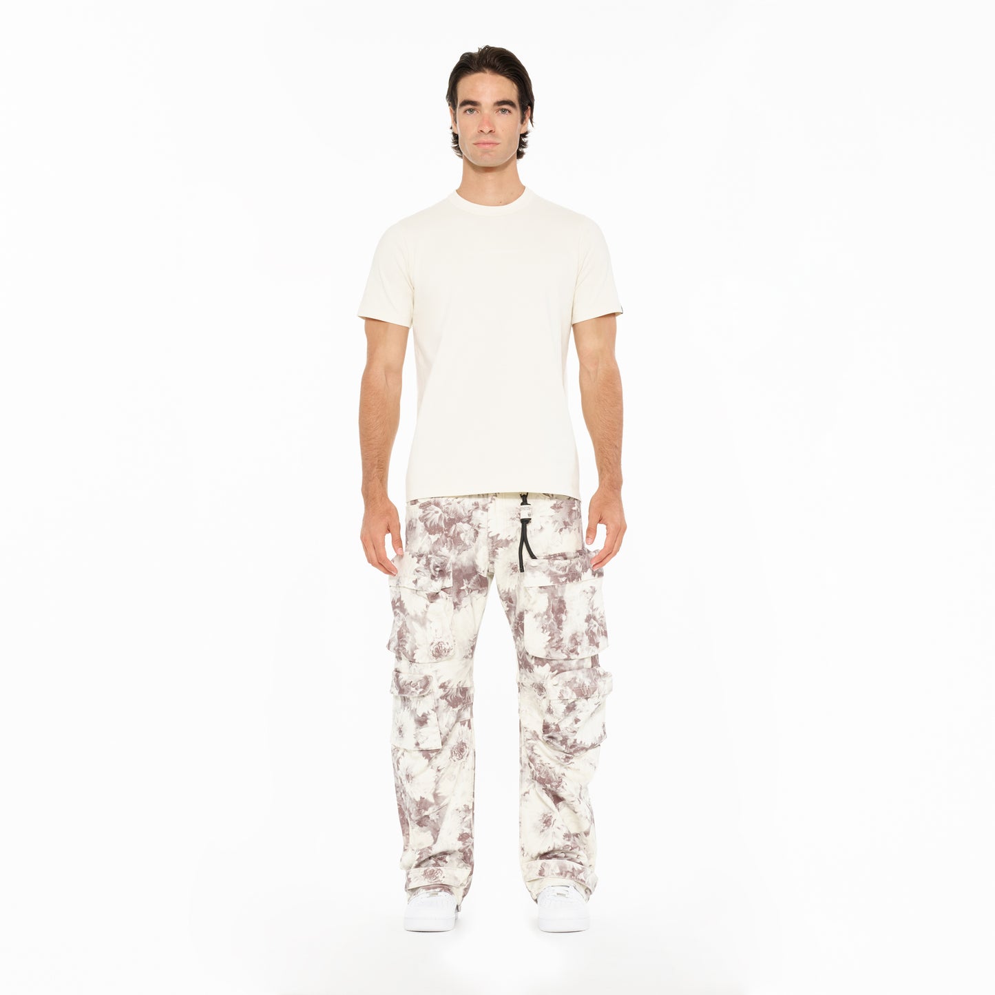 Cult's Baggy Cargo 610 Jeans in Floral Print