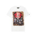 Cult's Short Sleeve Crew Neck Tee "Kiss Rock N Roll" in White