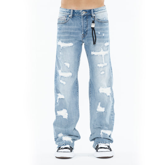 Cult's Grunge Baggy 607 Jeans in Back Emb