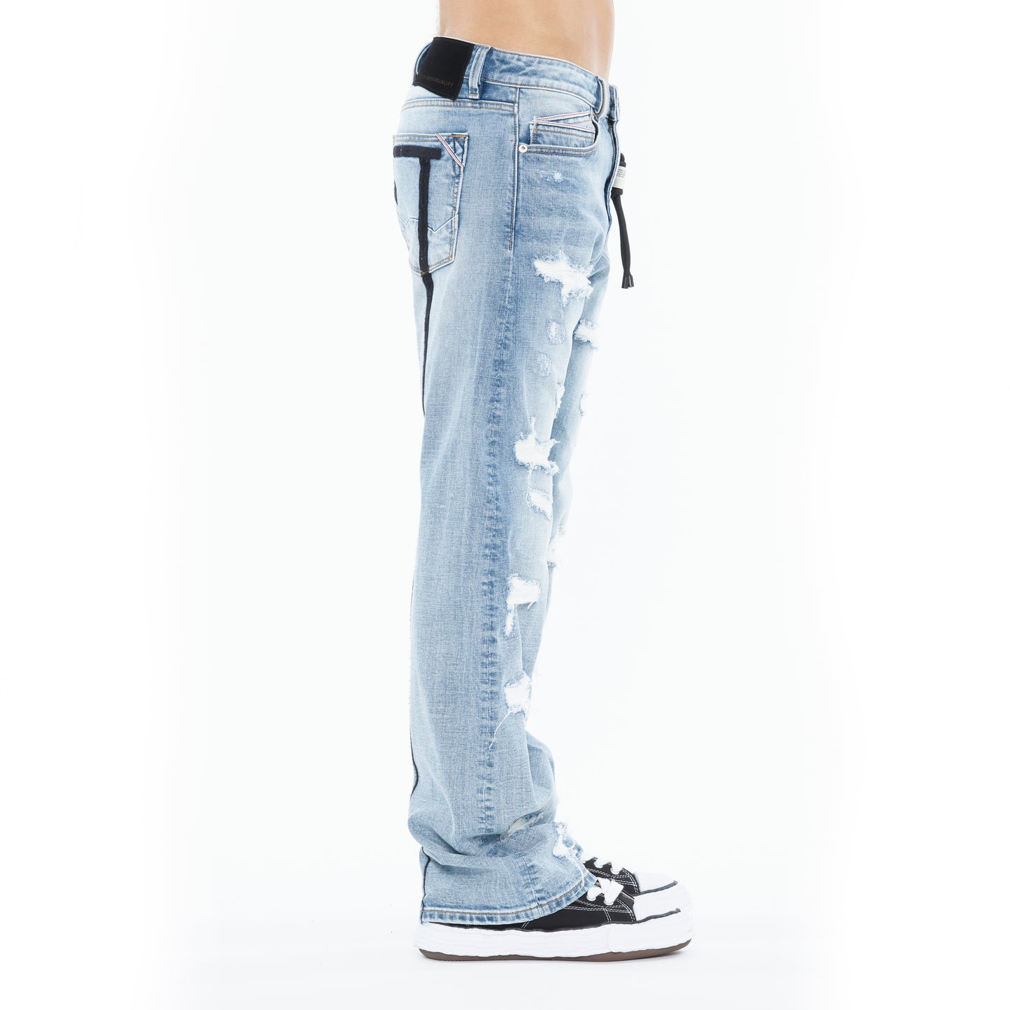 Cult's Grunge Baggy 607 Jeans in Back Emb