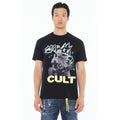 Cult's Short Sleeve Crew Neck Tee "Cash" in Black