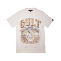 Cult's Crystallized Limited Edition Heavyweight Short Sleeve Crew Neck Tee "Cuba" in Winter White