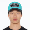 Cult's "Cant Do Epic Shit" Mesh Back Trucker Hat in Teal