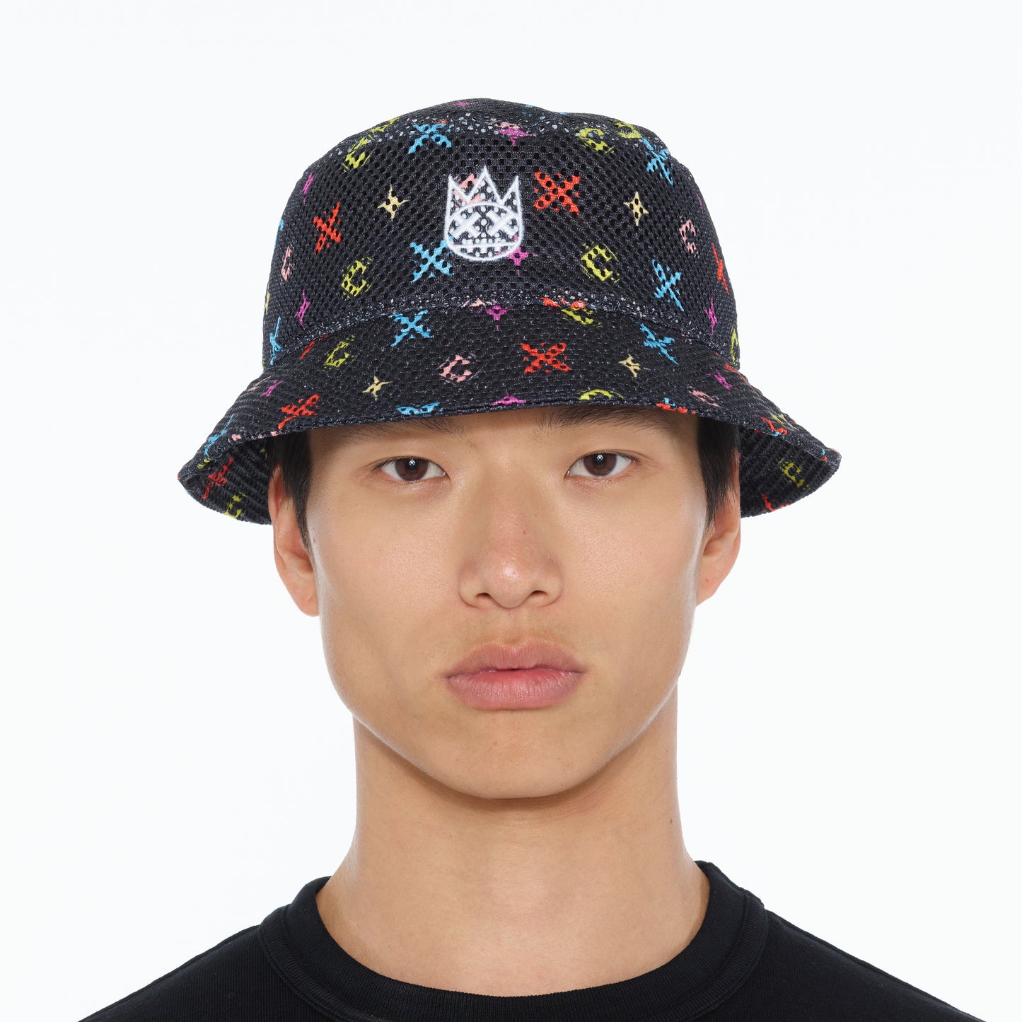 Cult's Mesh Bucket Hat in Cult Repeat Pattern