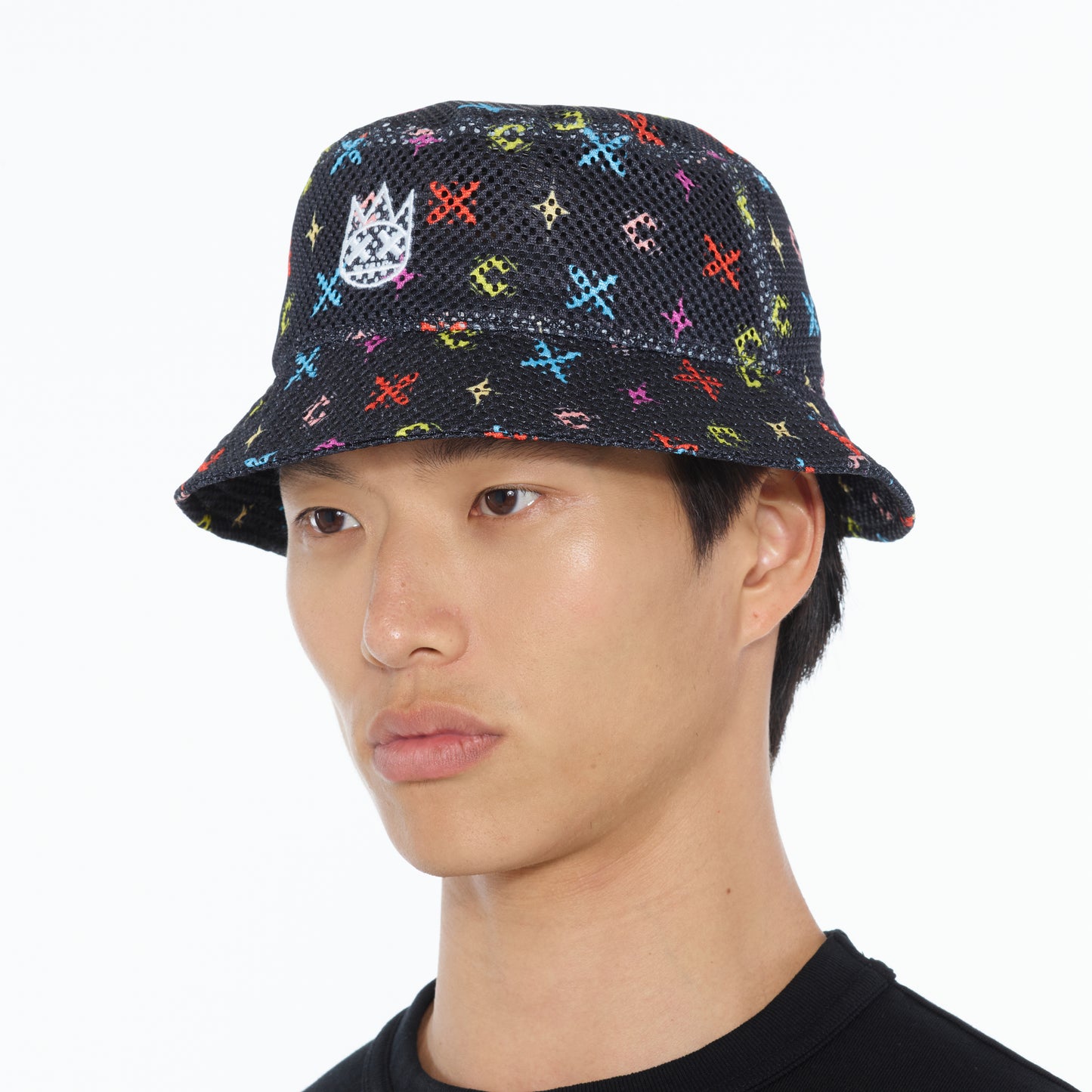 Cult's Mesh Bucket Hat in Cult Repeat Pattern