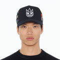 Cult's Cult Logo Pattern Hat in Black Pattern