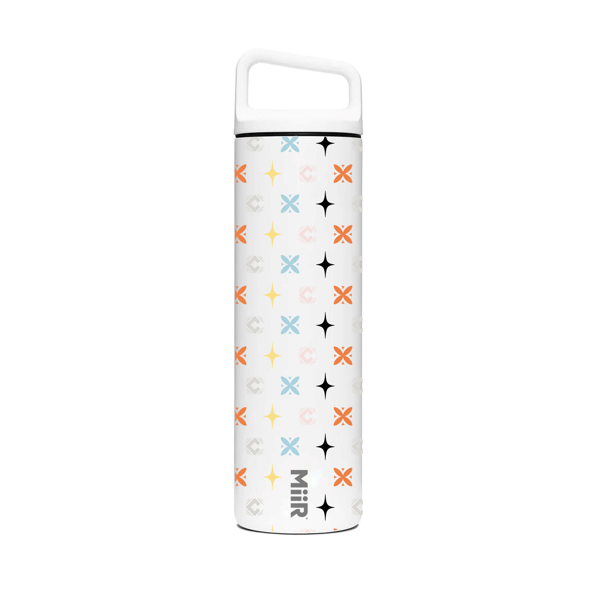 Cult x MiiR Limited Edition Climate+ 20 oz Wide Mouth Vacuum Insulation Bottle in CX Monogram Multicolor White or Black