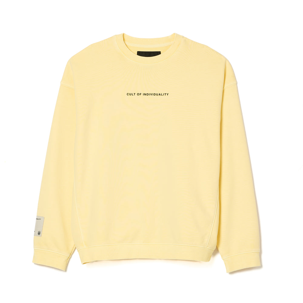 Cult's Crew Neck Fleece in Banana