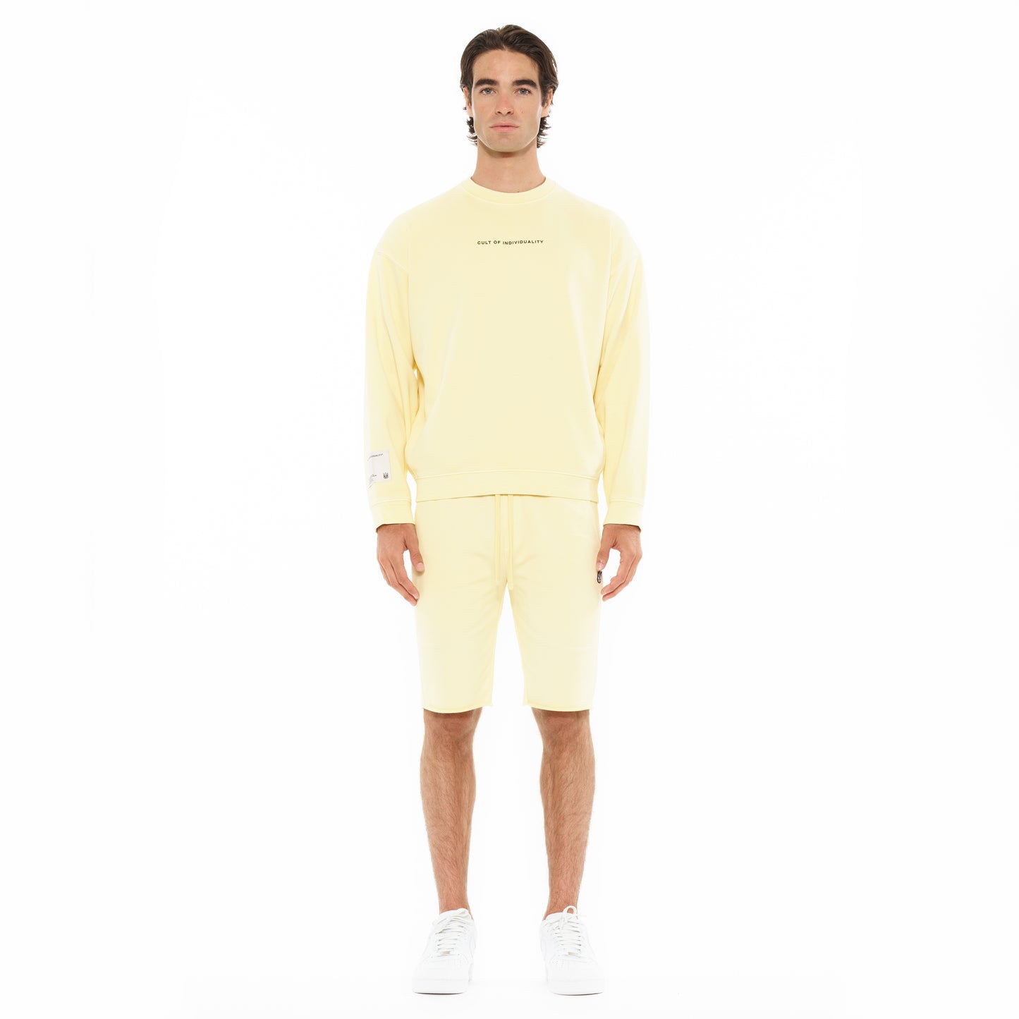 Cult's Crew Neck Fleece in Banana