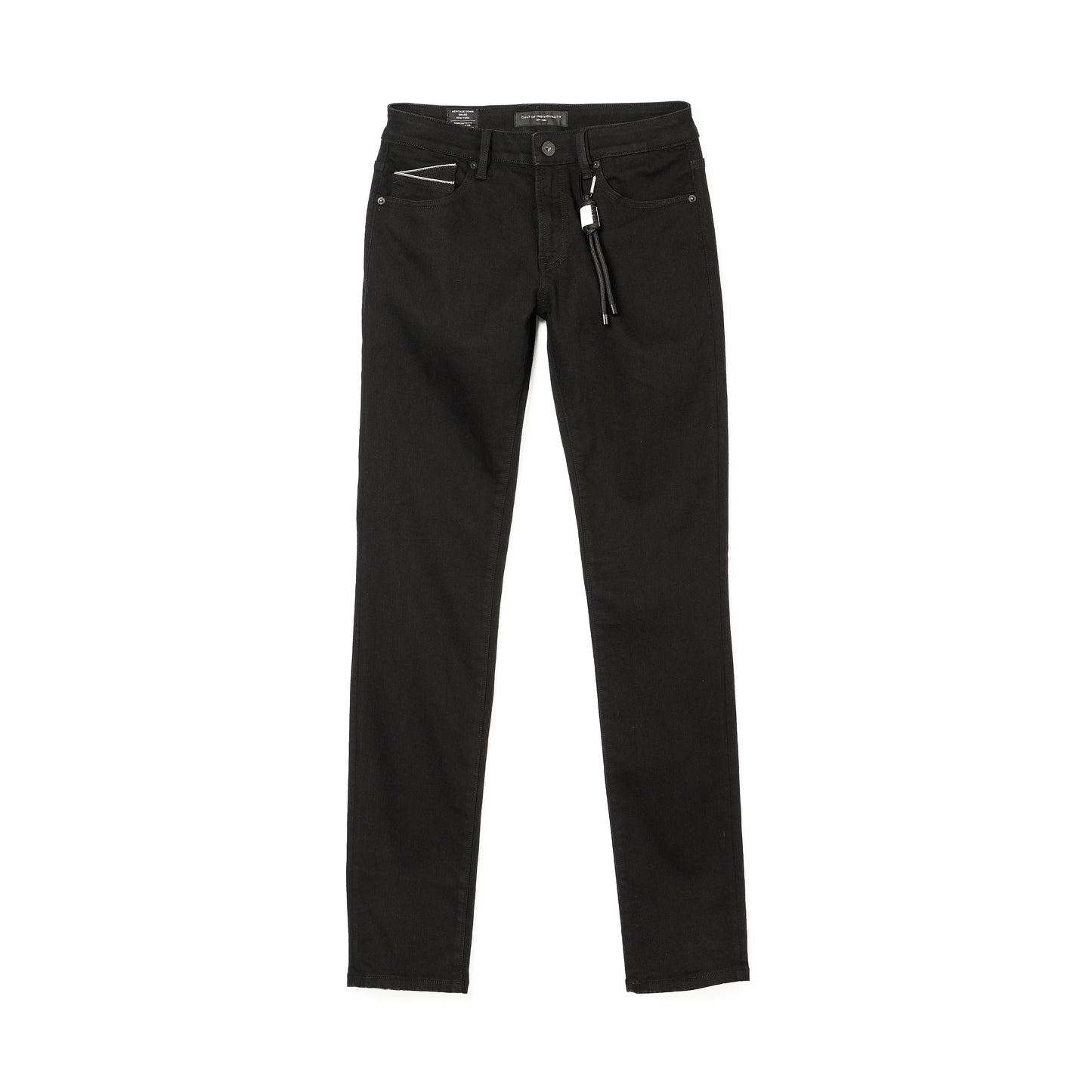 ROCKER SLIM STRAIGHT 36" INSEAM JEANS IN BLACK