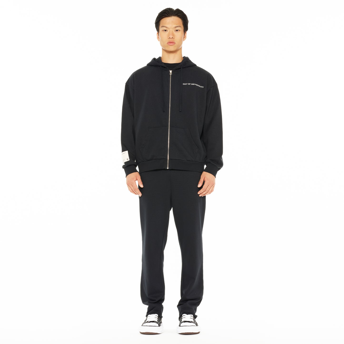 Cult's Open Hem Sweatpants in Black