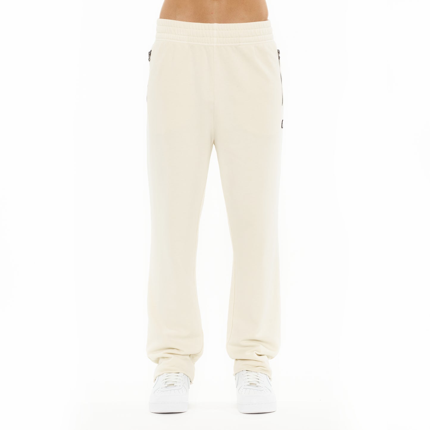 Cult's Open Hem Sweatpants in Winter White