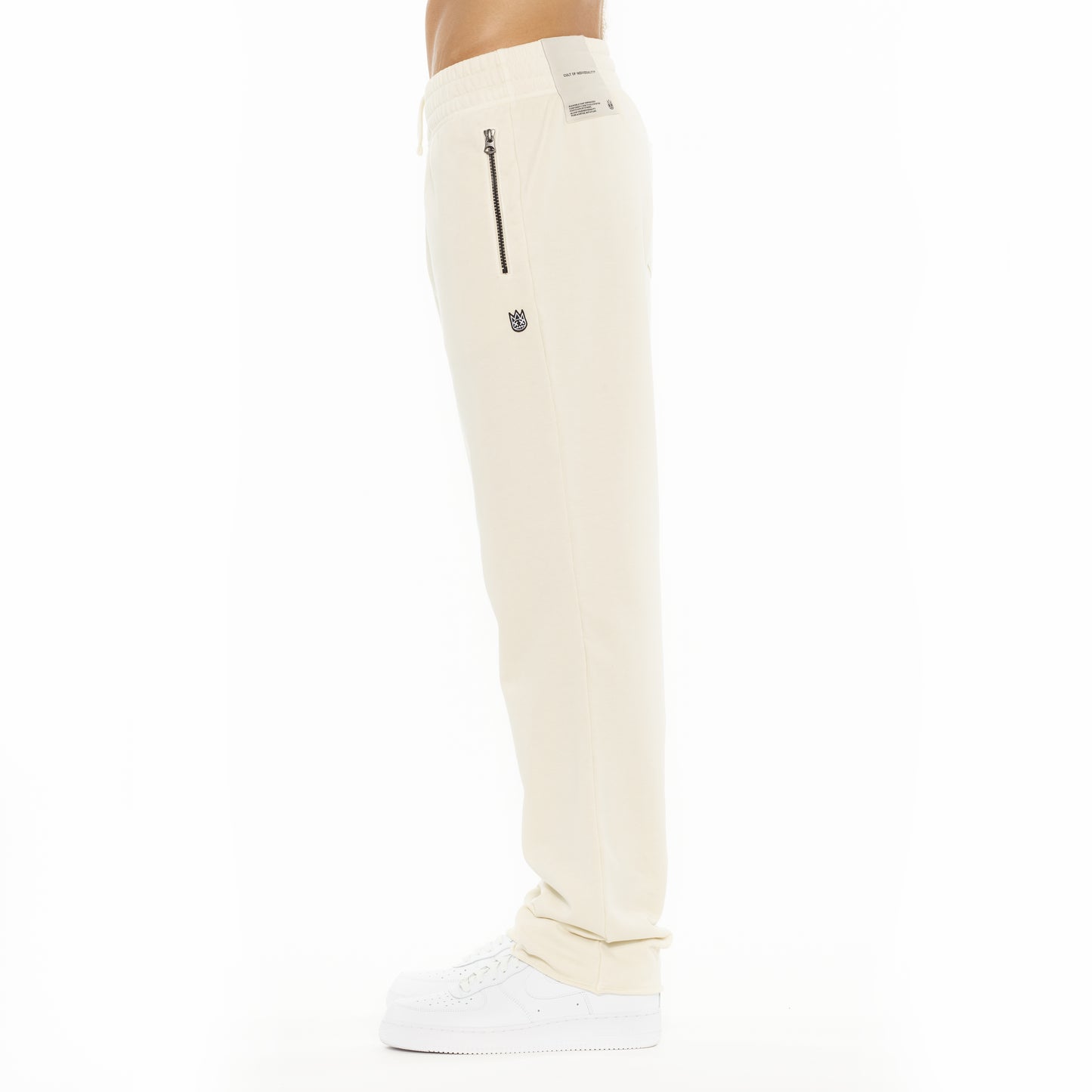 Cult's Open Hem Sweatpants in Winter White