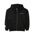 Cult's Zip Hooded Sweatshirt in Black