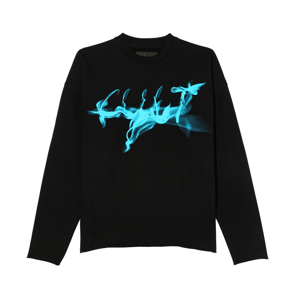 Cult's Crew Novelty Sweatshirt in Black
