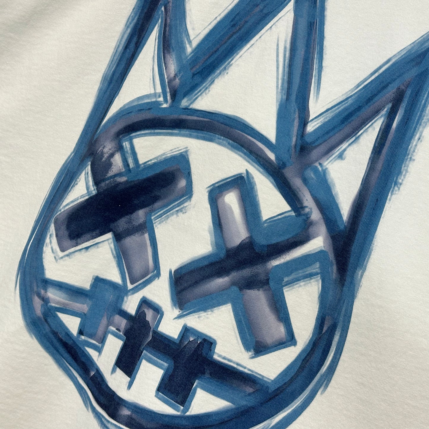 Cult's Oversized Heavyweight Boxy Short Sleeve Crew Neck Tee "Painter" in Winter White