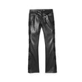 Cult's Lenny Bootcut 603 Jeans in Black Faux Leather